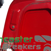 PEUGEOT PARTNER 2016 O/S REAR DOOR IN RED