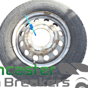 FORD TRANSIT LUTON 2018 DUAL WHEEL STEEL WHEEL AND TYRE 195/75R/16C GOODYEAR 6MM TREAD