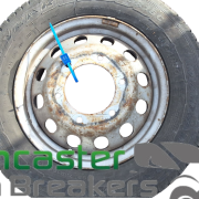 FORD TRANSIT LUTON 2018 DUAL WHEEL STEEL WHEEL AND TYRE 195/75R/16C GOODYEAR 6MM TREAD