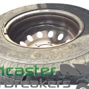 FORD TRANSIT LUTON 2018 DUAL WHEEL STEEL WHEEL AND TYRE 195/75R/16C GOODYEAR 6MM TREAD