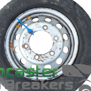 FORD TRANSIT LUTON 2018 DUAL WHEEL STEEL WHEEL AND TYRE 195/75R/16C 7MM TREAD