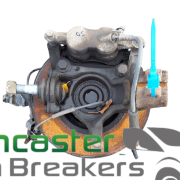 FORD TRANSIT LUTON 2018 DUAL WHEEL O/S/F DRIVERS HUB WITH BRAKE CALIPER