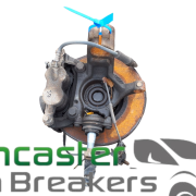 FORD TRANSIT LUTON 2018 DUAL WHEEL O/S/F DRIVERS HUB WITH BRAKE CALIPER