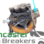 FORD TRANSIT LUTON 2018 DUAL WHEEL O/S/F DRIVERS HUB WITH BRAKE CALIPER