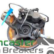 FORD TRANSIT LUTON 2018 DUAL WHEEL N/S/F PASSENGER HUB WITH BRAKE CALIPER