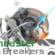 FORD TRANSIT LUTON 2018 DUAL WHEEL N/S/F PASSENGER HUB WITH BRAKE CALIPER