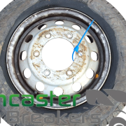 FORD TRANSIT LUTON 2018 DUAL WHEEL STEEL WHEEL AND TYRE 195/75R/16C GOODYEAR 9MM TREAD