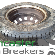 FORD TRANSIT LUTON 2018 DUAL WHEEL STEEL WHEEL AND TYRE 195/75R/16C GOODYEAR 9MM TREAD