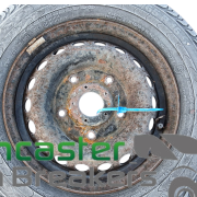 FORD TRANSIT CUSTOM 15″ WHEEL AND UNUSED CONTINENTAL 215/65/16 TYRE