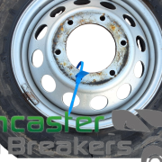 FORD TRANSIT TIPPER / LUTON / CHASSIS CAB TWIN WHEEL 16″ WHEEL + BRIDGESTONE 205/75/16 TYRE 6MM TREAD