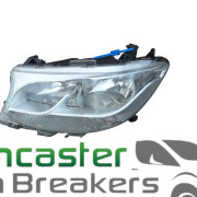 MERCEDES SPRINTER 2024 N/S PASSENGER HEADLIGHT A9109060200 (CRACKED AND 1 LUG MISSING)