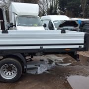 FORD TRANSIT 2023 DROPSIDE BODY ALMOST 6 METRES LONG WITH CHASSIS EXTENSIONS IDEAL SCAFFOLD OR PALLET USE