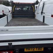 FORD TRANSIT 2023 DROPSIDE BODY ALMOST 6 METRES LONG WITH CHASSIS EXTENSIONS IDEAL SCAFFOLD OR PALLET USE