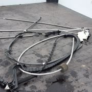 MERCEDES SPRINTER 2022 SIDE LOADING DOOR CATCH ASSEMBLY WITH CHAIN + CABLES ALL COMPLETE A9107302000