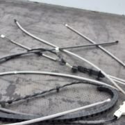 MERCEDES SPRINTER 2022 SIDE LOADING DOOR CATCH ASSEMBLY WITH CHAIN + CABLES ALL COMPLETE A9107302000