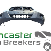 FORD TRANSIT CUSTOM 350 2019 MK8 COMPLETE FRONT BUMPER WITH SLAM PANEL AND SPOT LIGHTS