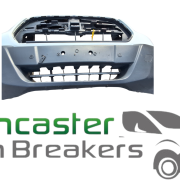 FORD TRANSIT CUSTOM 350 2019 MK8 COMPLETE FRONT BUMPER WITH SLAM PANEL AND SPOT LIGHTS