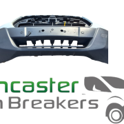 FORD TRANSIT CUSTOM 350 2019 MK8 COMPLETE FRONT BUMPER WITH SLAM PANEL AND SPOT LIGHTS