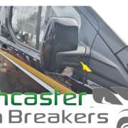 FORD TRANSIT CUSTOM 2021 O/S POWER FOLDING MIRROR COLOUR CODE BLACK
