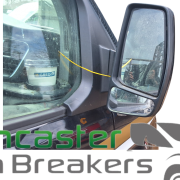 FORD TRANSIT CUSTOM 2021 O/S POWER FOLDING MIRROR COLOUR CODE BLACK