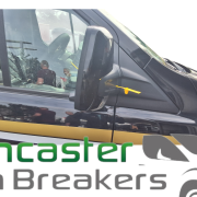 FORD TRANSIT CUSTOM 2021 O/S POWER FOLDING MIRROR COLOUR CODE BLACK