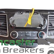 FORD TRANSIT CUSTOM 2022 HEATER PANEL+CONTROLS PIANO BLACK