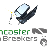 FORD TRANSIT CUSTOM 2021 N/S PASSENGER MIRROR IN DARK GREY JK21-17E714-LA