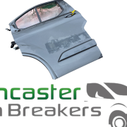 FORD TRANSIT CUSTOM 2020 N/S PASSENGER FRONT DOOR IN DARK GREY