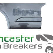 FORD TRANSIT CUSTOM 2020 N/S PASSENGER FRONT DOOR IN DARK GREY