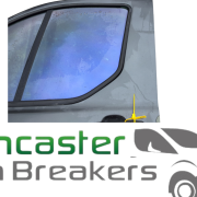 FORD TRANSIT CUSTOM 2020 N/S PASSENGER FRONT DOOR IN DARK GREY