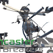 FORD TRANSIT TIPPER 2022 2.0 EURO 6 TWIN REAR WHEEL AXLE COMPLETE WITH LEAF SPRINGS