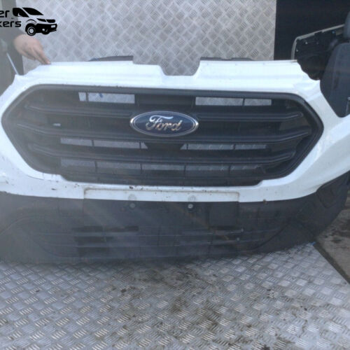 FORD-TRANSIT-CUSTOM-2020-FRONT-BUMPER-COMPLETE-WHITE-DAMAGED-SEE-IMAGES-374502847572