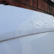 FORD TRANSIT MK8 2017 N/S/R DOOR FEW MARKS+DENT (NOT TOO BAD) SMALL HOLE