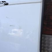 FORD TRANSIT MK8 2017 N/S/R DOOR FEW MARKS+DENT (NOT TOO BAD) SMALL HOLE