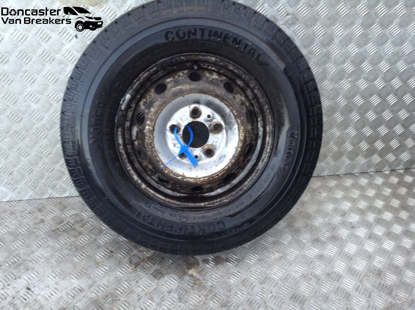 IVECO DAILY 35512 2005 STEEL WHEEL AND TYRE 225/17/R15C CONTINENTAL TYRE