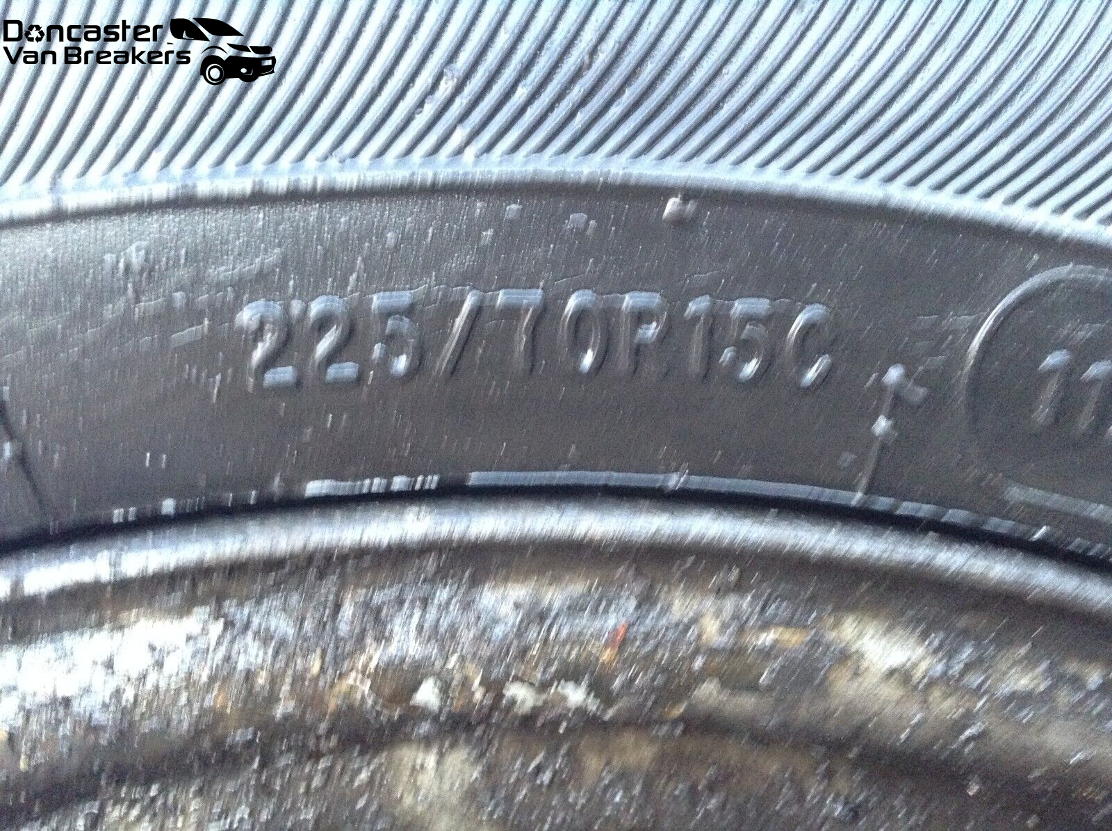 IVECO DAILY 2005 35512 STEEL WHEEL AND TYRE 225/70/15 5STUD 10MM TREAD