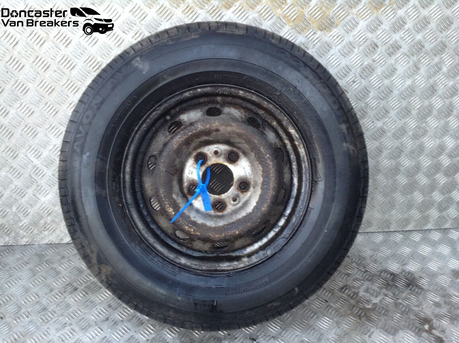 IVECO DAILY 2005 35512 STEEL WHEEL AND TYRE 225/70/15 5STUD 10MM TREAD