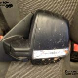 FIAT DOBLO / COMBO 2016 MANUAL DOOR MIRROR N/S PASSENGER SIDE BLACK PLASTIC
