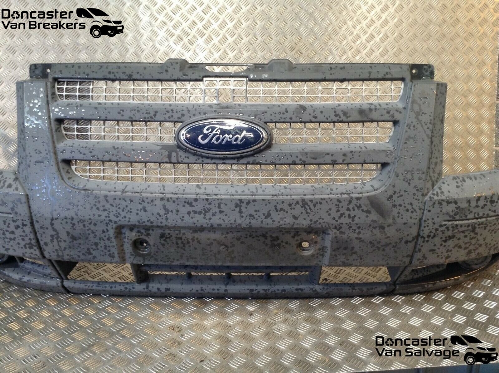 FORD TRANSIT MK7 2010 COMPLETE FRONT BUMPER GREY PLASTIC Doncaster