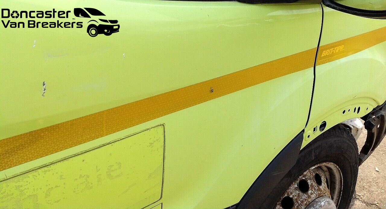 FORD TRANSIT MK8 2016 FRONT DOOR O/S DRIVERS SIDE COMPLETE LEMON